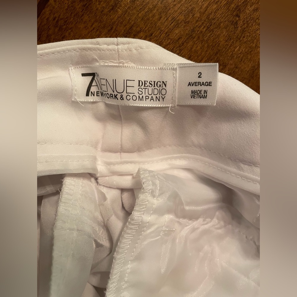White dress pants